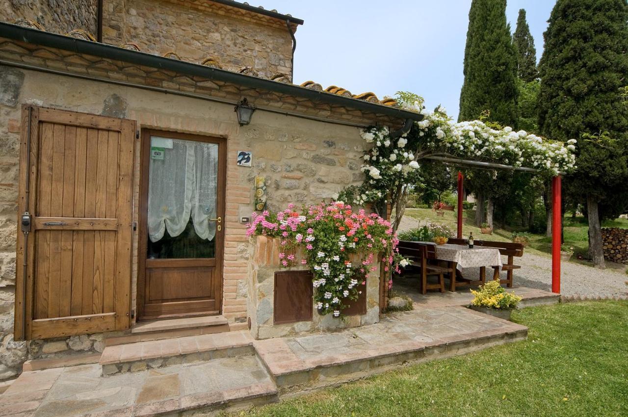Agriturismo Fontesettimena Appartamento Rondine- Appartamento Capriolo Volterra Dış mekan fotoğraf