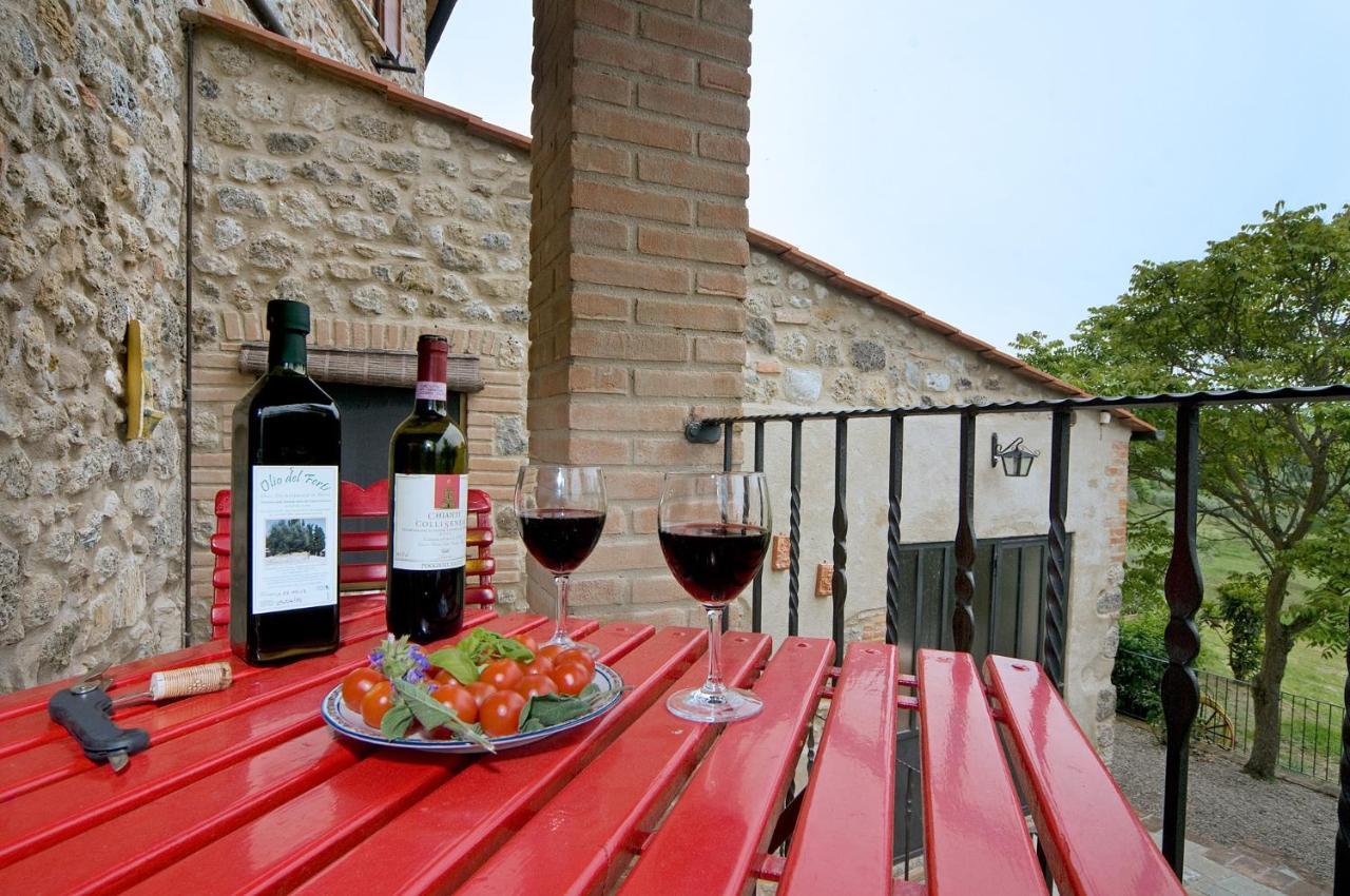 Agriturismo Fontesettimena Appartamento Rondine- Appartamento Capriolo Volterra Dış mekan fotoğraf